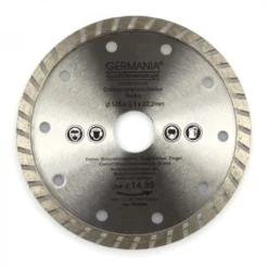 Diamanttrennscheibe 125x2,1x22,2mm Turbo Granit Beton Stein Trennscheibe