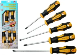 Werkstatt-Schraubendreher-Set 5-teilig, Magnetisch