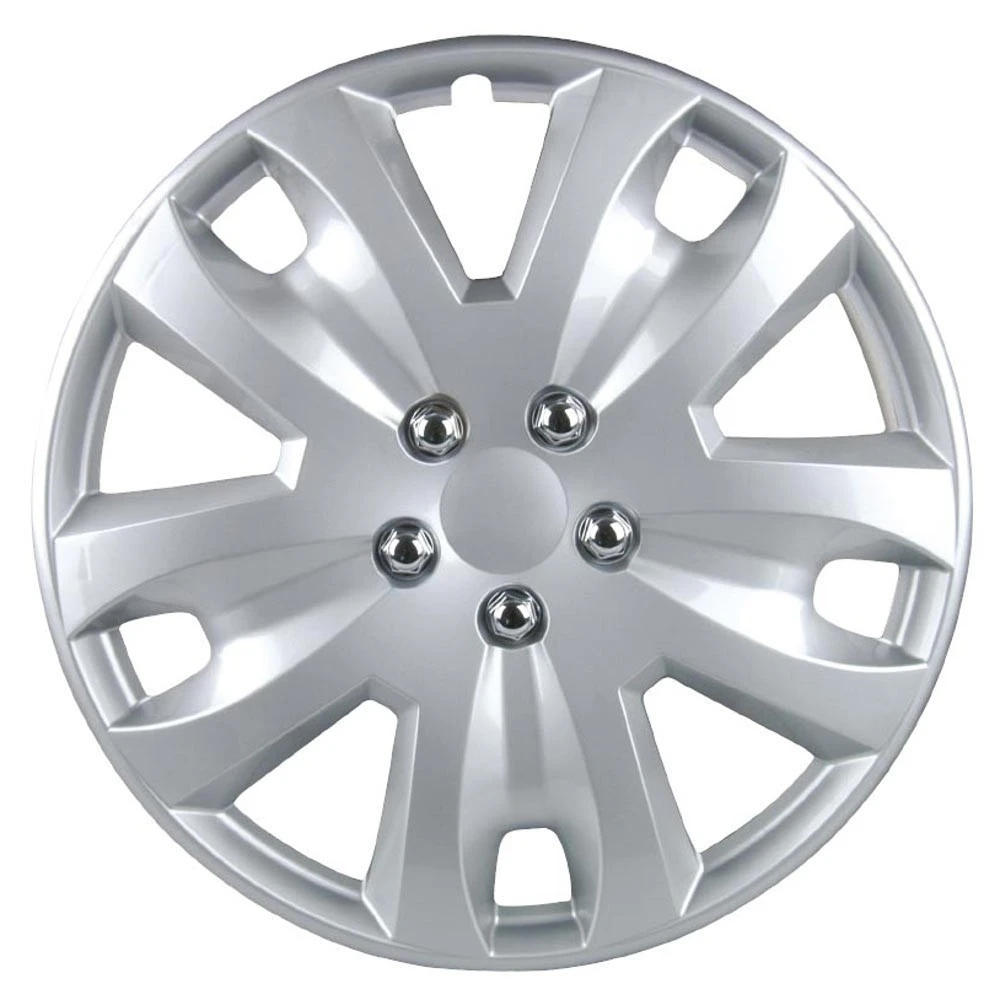 Unitec Radkappen 15 Zoll, 4 Stück, Silber 1 Unitec Radkappen 15 Zoll, 4 Stück, Silber