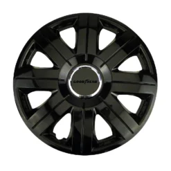 Goodyear Radkappen 13 Zoll, 4 Stück, Schwarz Glanz, Flexo