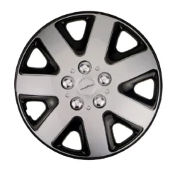Goodyear Radkappen 13 Zoll, 4 Stück, Silber/schwarz, Flexo