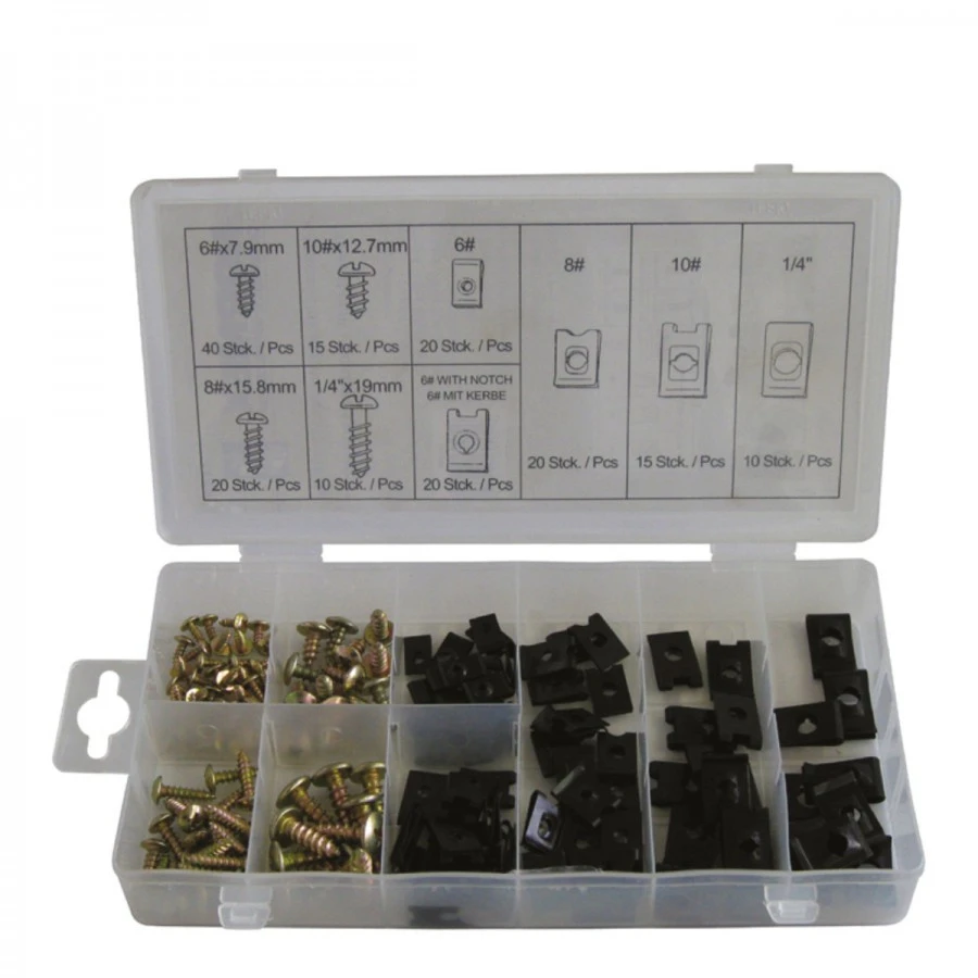 Normex Karosserie Klemmen Set 170-tlg Kfz Werkzeug 1 Normex Karosserie Klemmen Set 170-tlg Kfz Werkzeug