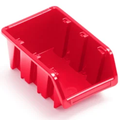 Prosperplast Sichtlagerkasten 390x240x180 Mm NP16 Rot