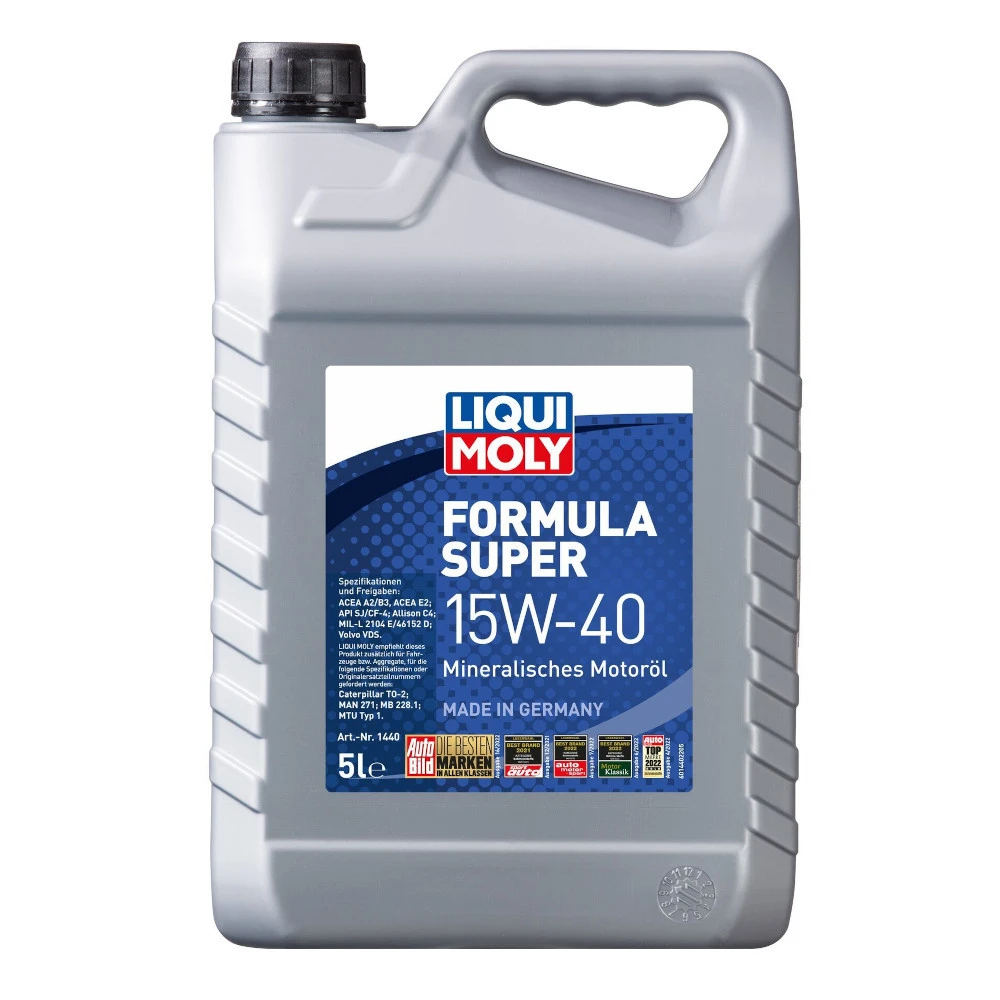 Liqui Moly 5 Liter Formula Super 15W-40 Für Benzin- Und Dieselmotoren 1 Liqui Moly 5 Liter Formula Super 15W-40 Für Benzin- Und Dieselmotoren