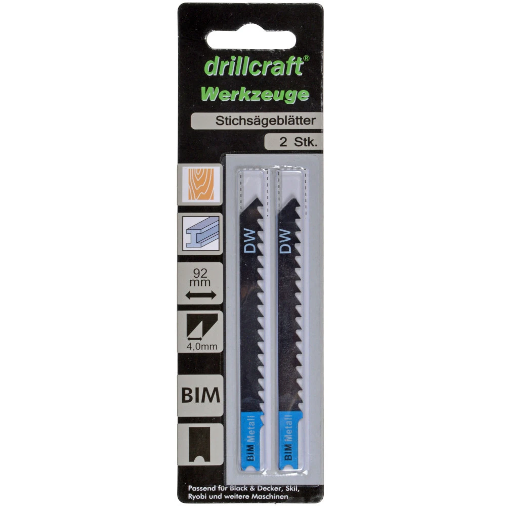 Stichsägeblatt 2 Stück 17 Zahn 92 X 4,0 Mm U-Aufnahme BIM 2 Stichsägeblatt 2 Stück 17 Zahn 92 X 4,0 Mm U-Aufnahme BIM – Bild 2
