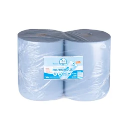 Putztuchrolle 2-lagig 33x36 Cm 500 Blatt 2er Pack In Blau