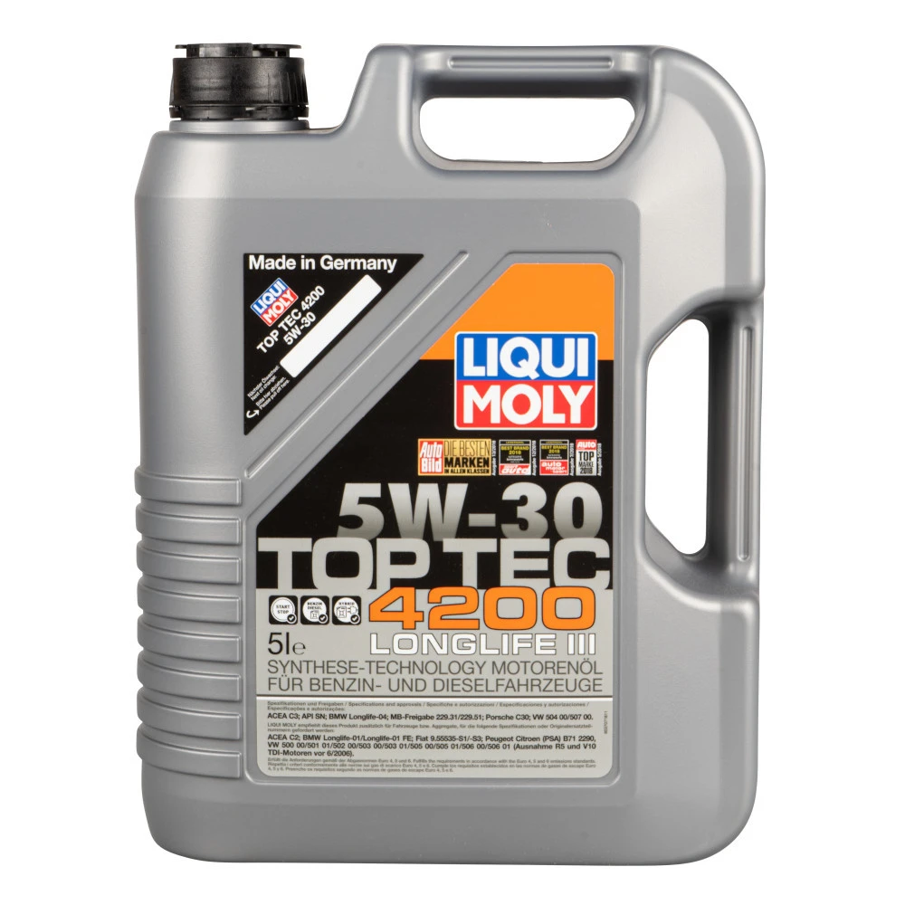 Liqui Moly Motoröl 5 Liter Top Tec 4200 5W-30 1 Liqui Moly Motoröl 5 Liter Top Tec 4200 5W-30