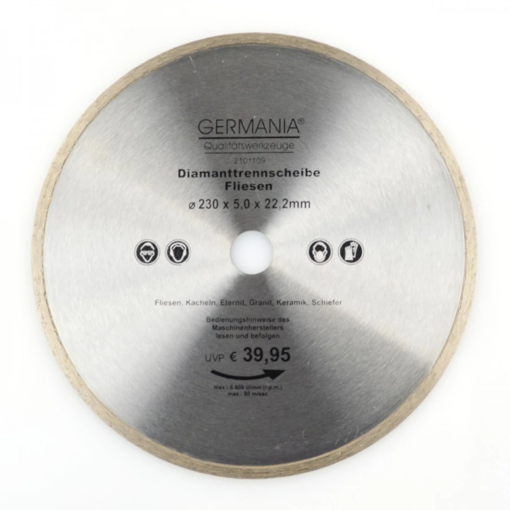 GERMANIA Diamanttrennscheibe 230 X 2,6 X 22,2 Mm 1 GERMANIA Diamanttrennscheibe 230 X 2,6 X 22,2 Mm