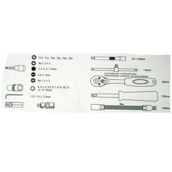 Steckschlüsselsatz 2 Steckschlüsselsatz – Bild 2