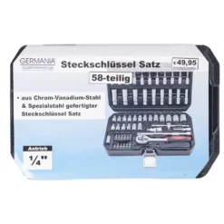 GERMANIA Steckschlüsselsatz 58-teilig Mit Koffer -Geschäft Für Heimwerkzeuge 2QbPOKhelqCvK4T 1280x1280