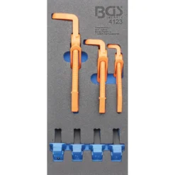 BGS Werkstattwageneinlage 1/3 Mit 7-teiligen Schlauch-Abklemmzangen-Satz