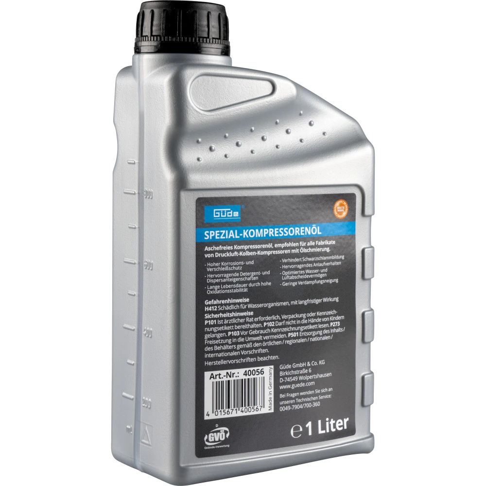 Güde GÜDE Kompressorenöl 1L Öl 1 Güde GÜDE Kompressorenöl 1L Öl
