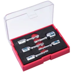 Steckschlüssel Set 5-teilig Verchromt Mit Magnet