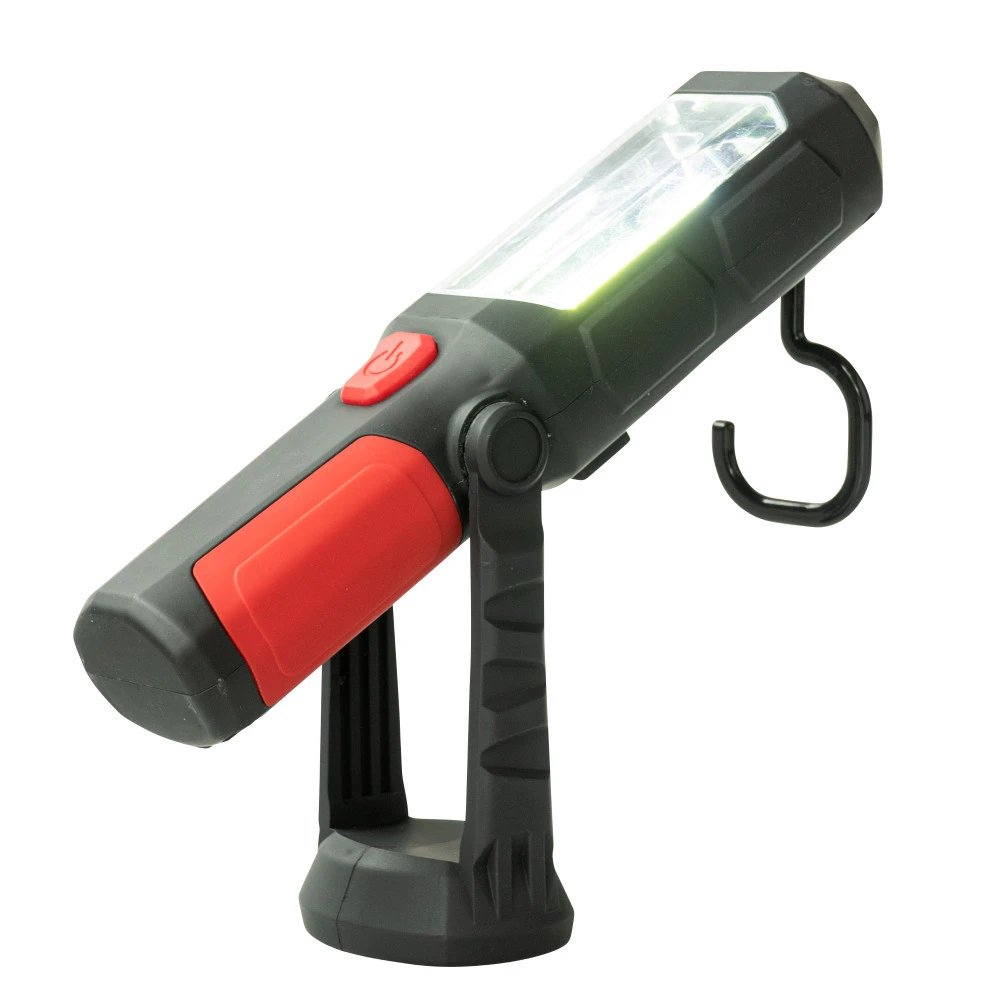 COB LED Arbeitsleuchte Schwenkbar Mit Taschenlampe 2 COB LED Arbeitsleuchte Schwenkbar Mit Taschenlampe – Bild 2
