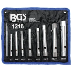 Rohrsteckschlüsselsatz 6x7-20x22 Mm 8-tlg.