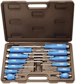 Schraubendreher-Satz 12-teilig Kreuzschlitz, Schlitz