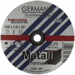 Trennscheibe Metall 230x3,0 Industriequalität Trennen