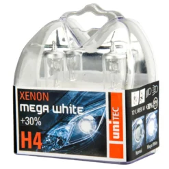 Scheinwerferlampe Xenon Mega White H4, 12 V 60/55W, 2 Stück