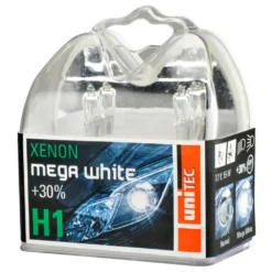 Scheinwerferlampe Xenon Mega White H1, 12 V, 55 W, 2 Stück