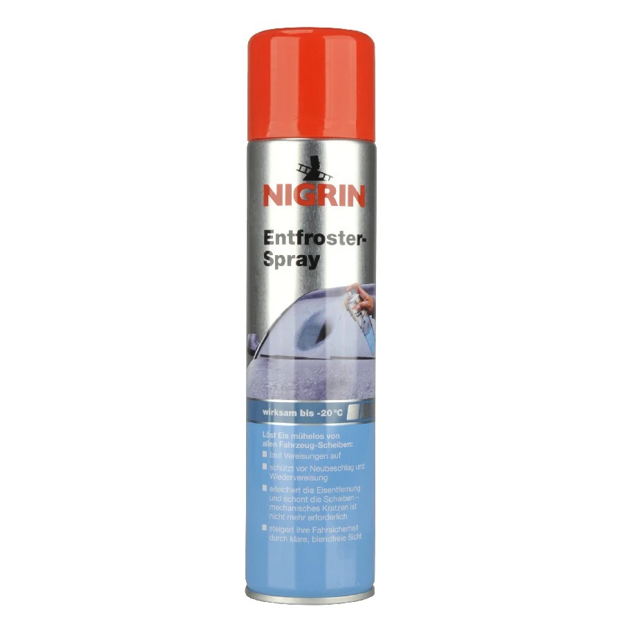 Nigrin Scheibenenteiser Entfrosterspray, 400 Ml, -20°C 1 Nigrin Scheibenenteiser Entfrosterspray, 400 Ml, -20°C
