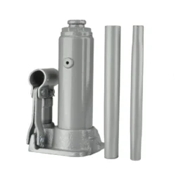 Cartrend Hydraulischer Wagenheber 2to. 181-345mm Silber Stockheber Stempelheber