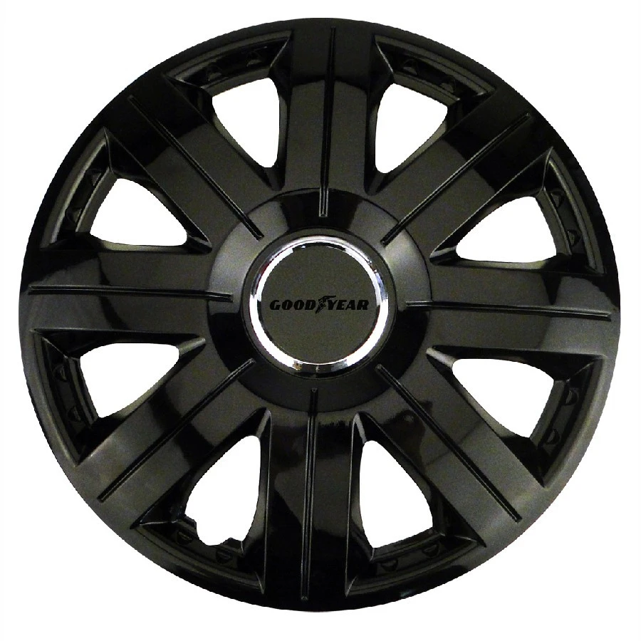 Goodyear Radkappen 16 Zoll, 4 Stück, Schwarz Glanz, Flexo 1 Goodyear Radkappen 16 Zoll, 4 Stück, Schwarz Glanz, Flexo