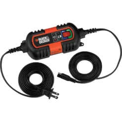 Batterieladegerät Black & Decker 6 V Und 12 V Mit Batterieklemmen