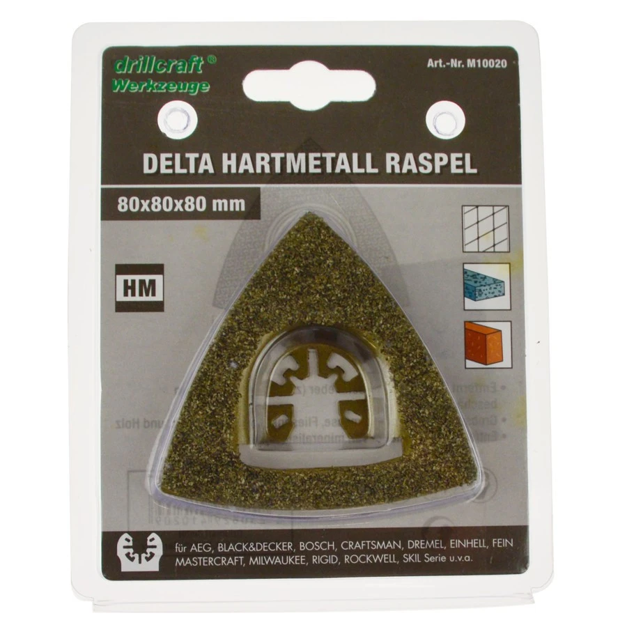 Drillcraft Delta Hartmetall Raspel 80mm 2 Drillcraft Delta Hartmetall Raspel 80mm – Bild 2