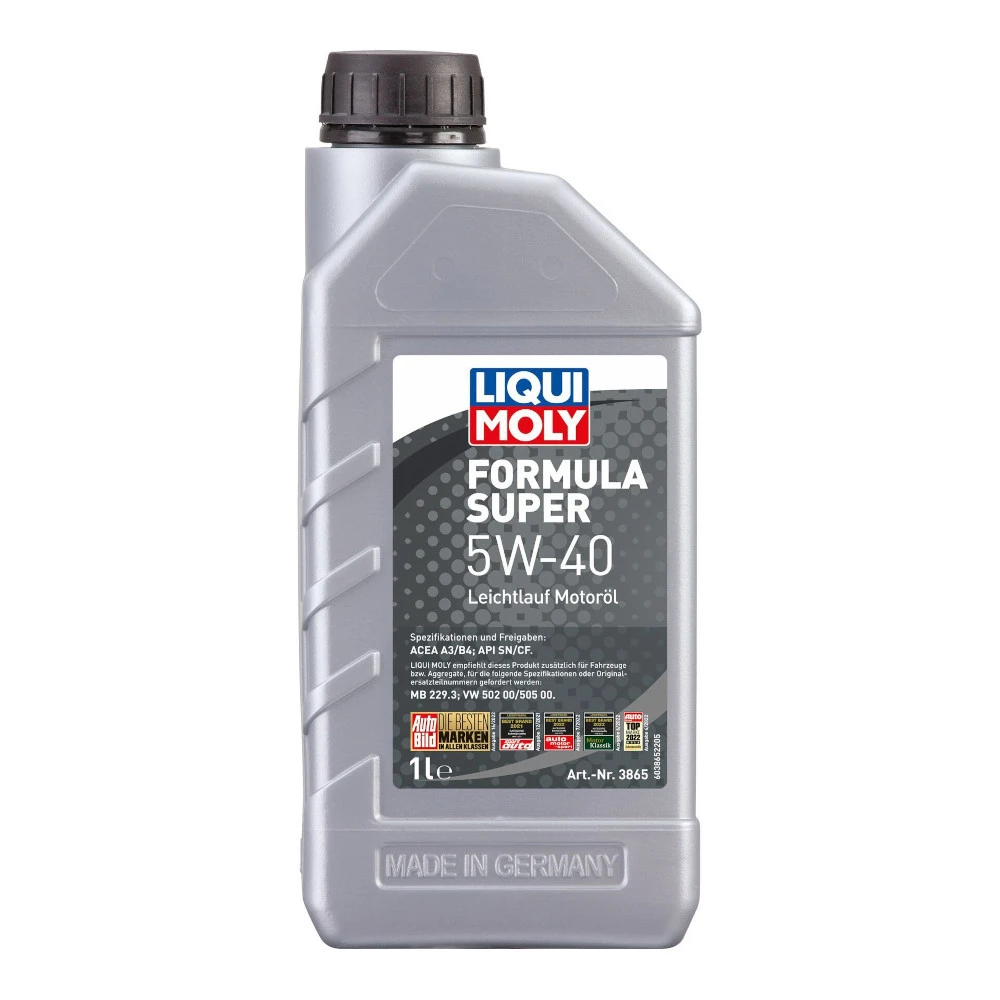 Liqui Moly 1 Liter Formula Super 5W-40 Für Benzin- Und Dieselmotoren 1 Liqui Moly 1 Liter Formula Super 5W-40 Für Benzin- Und Dieselmotoren