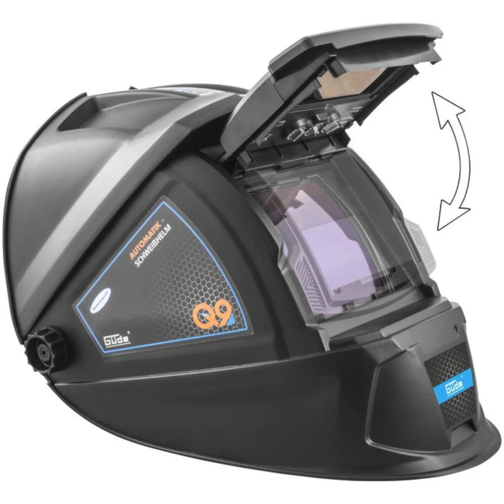 Güde Schweißhelm Automatik GD4/9-13, Schwarz, Solarbetrieb 2 Güde Schweißhelm Automatik GD4/9-13, Schwarz, Solarbetrieb – Bild 2