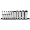 Steckschlüssel-Einsätze, Tief 4-13 Mm 1/4" 11-teilig