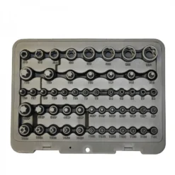 Normex Profi Steckschlüsseleinsätze Satz 52-teilig E-Profil TX Mit Bohrung TX-Plus