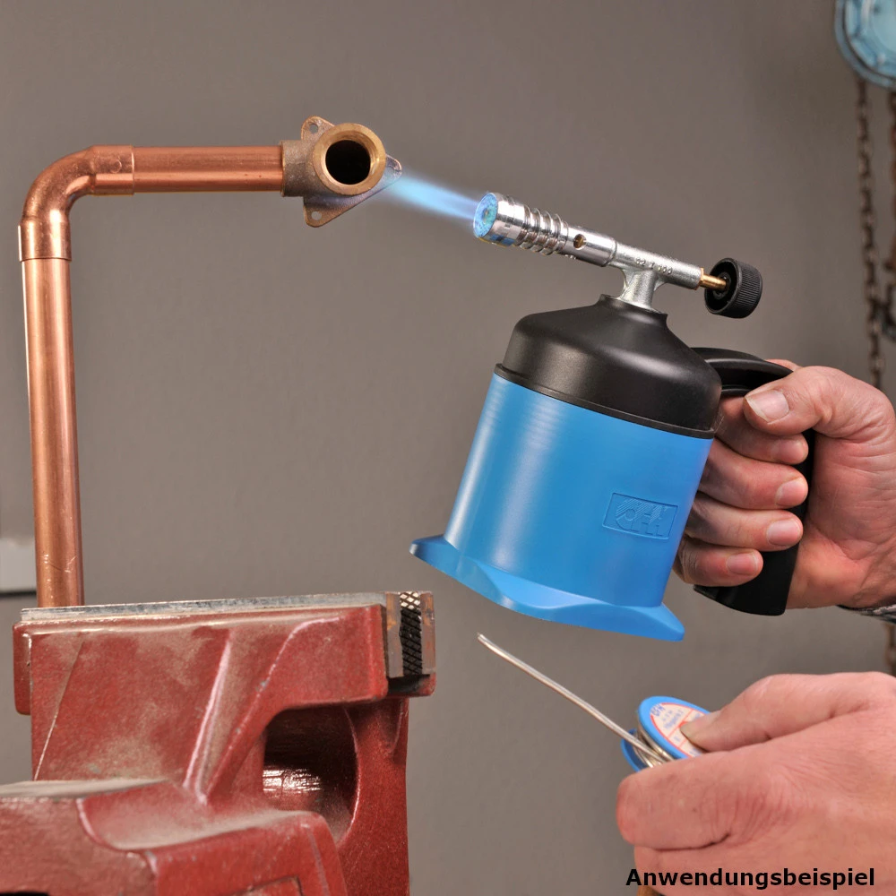 CFH Lötlampe Lötmeister LM1000 Inkl. 5xGaskartuschen 2 CFH Lötlampe Lötmeister LM1000 Inkl. 5xGaskartuschen – Bild 2