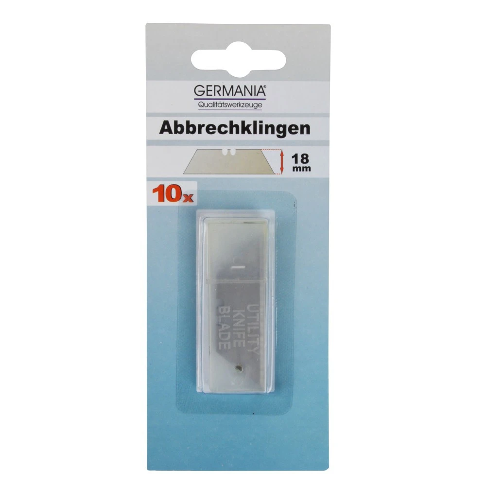 GERMANIA Trapez Ersatzklingen Cutter 18 Mm 10 Stück 1 GERMANIA Trapez Ersatzklingen Cutter 18 Mm 10 Stück