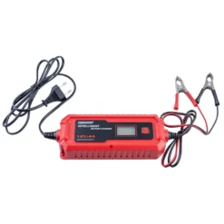 Batterieladegerät 6 V Und 12 V Mit Batterieklemmen Und Schnellkontaktamschluss