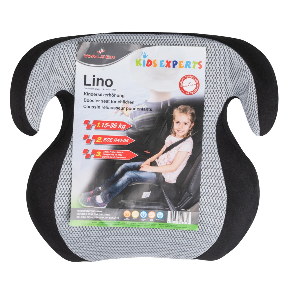 Kindersitz-Hartschale Lino In Schwarz/Silber 2 Kindersitz-Hartschale Lino In Schwarz/Silber – Bild 2
