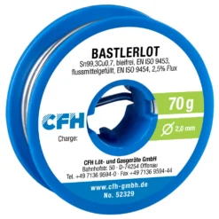 CFH Bastlerlot BL 329 70 G, Flussmittelgefüllt Für Allgemeine Lötarbeiten