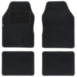 Fußmatten Set Florida 3 Universal, 4-teilig In Schwarz