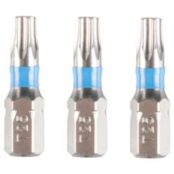 GERMANIA Edelstahl Bit-Satz T25 TX Sechsrund 3 Stück