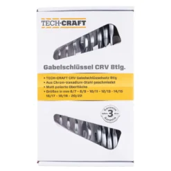 Doppel-Gabelschlüssel Set 8-teilig Aus CV-Stahl