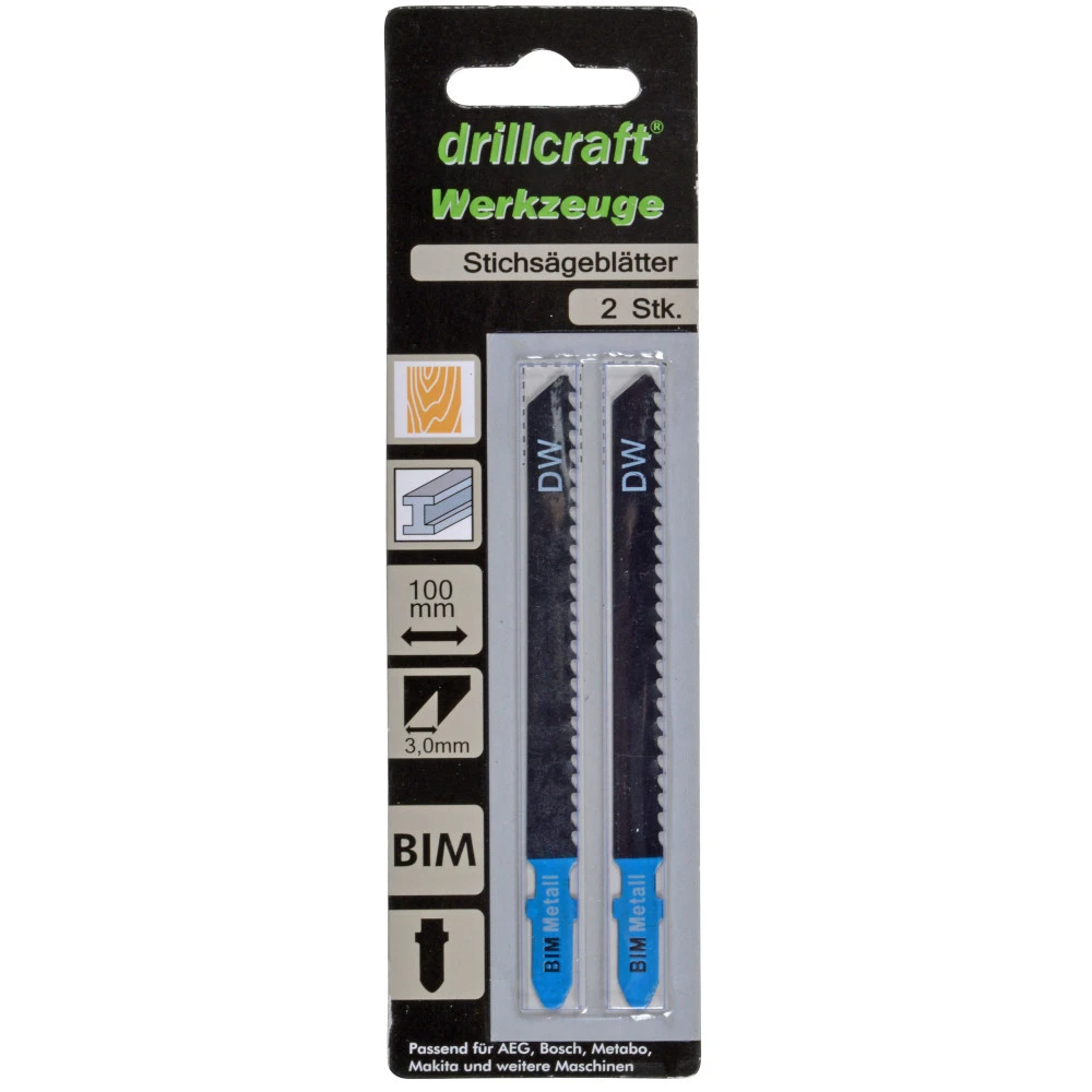 Stichsägeblatt 2 Stück 24 Zahn 100 X 3,0 Mm T-Aufnahme BIM 2 Stichsägeblatt 2 Stück 24 Zahn 100 X 3,0 Mm T-Aufnahme BIM – Bild 2