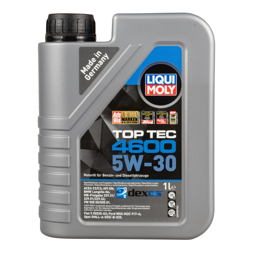 Liqui Moly 1 Liter Motorenöl Top Tec 4600 5W-30 1 Liqui Moly 1 Liter Motorenöl Top Tec 4600 5W-30
